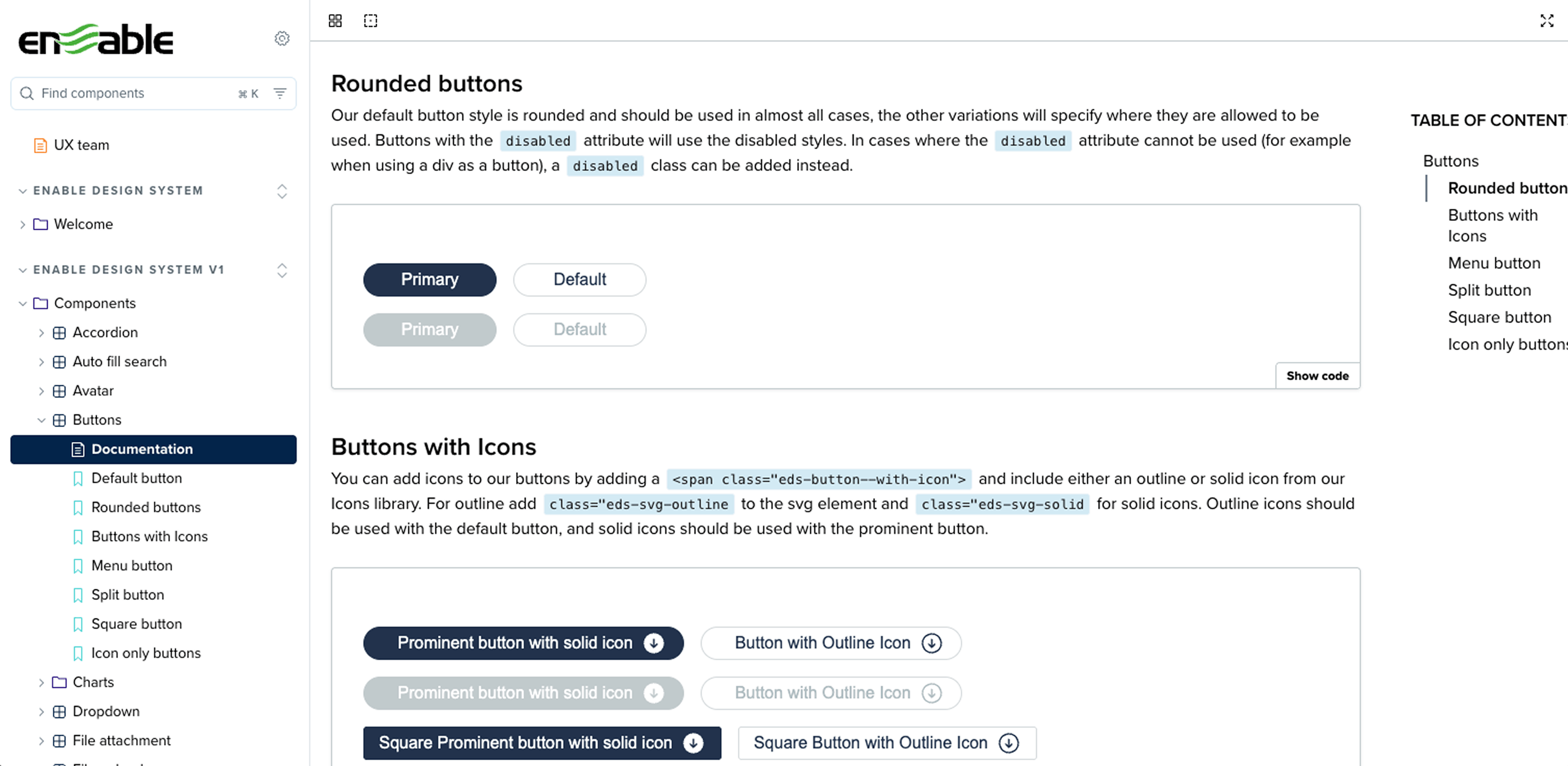 V1 Storybook — engineering-led design system