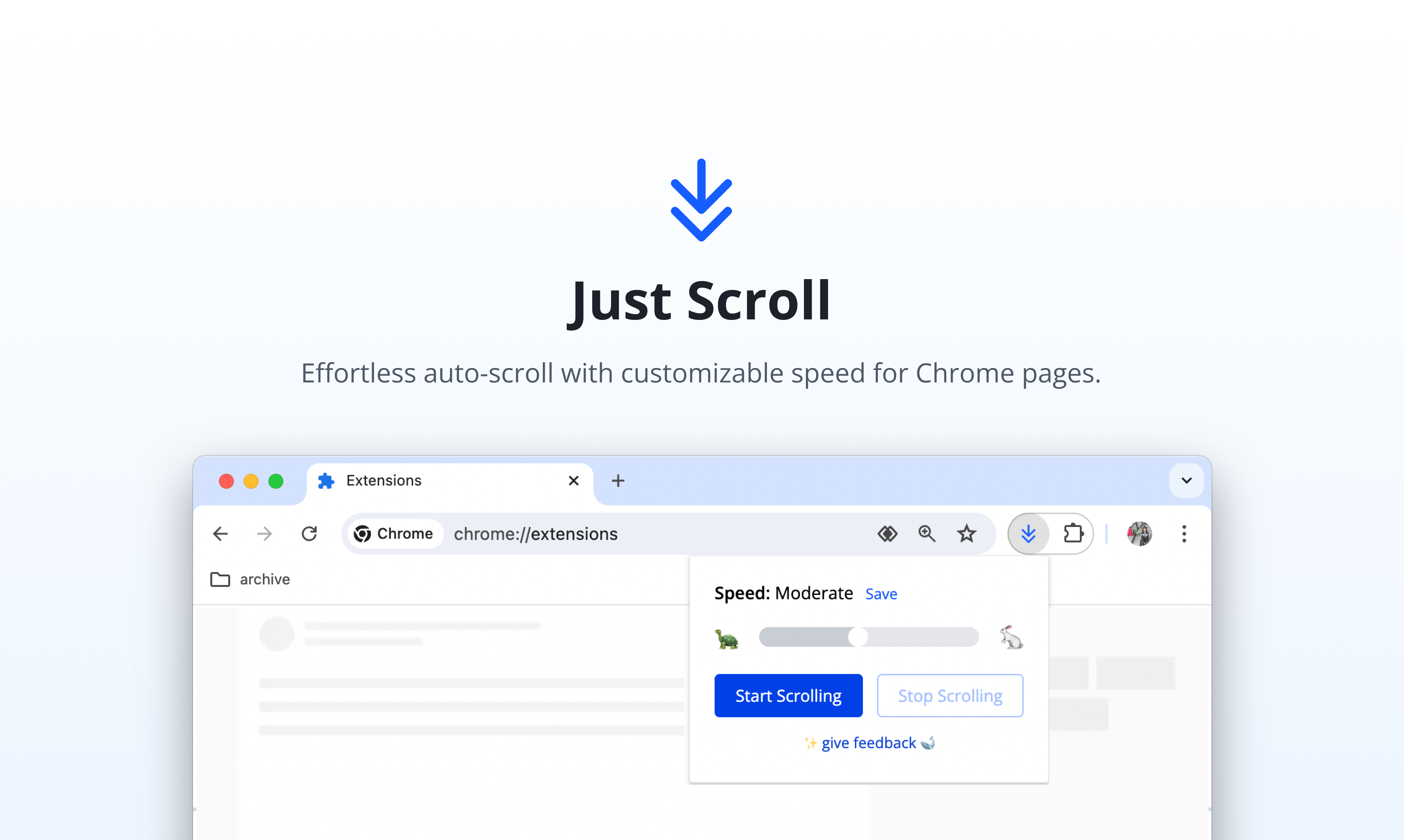 Just Scroll screenshot 1